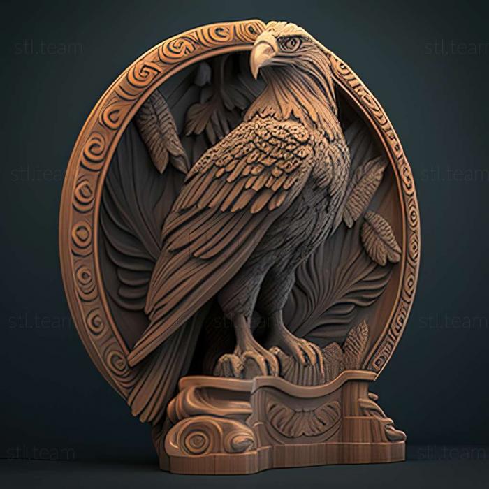 eagle on the pedestal